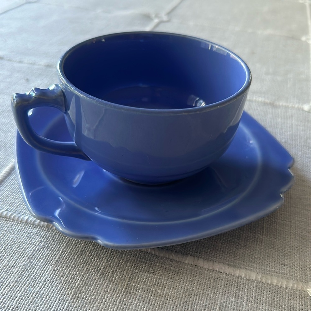 Vintage Homer Laughlin Riviera Fiesta Ware China Tea Cup